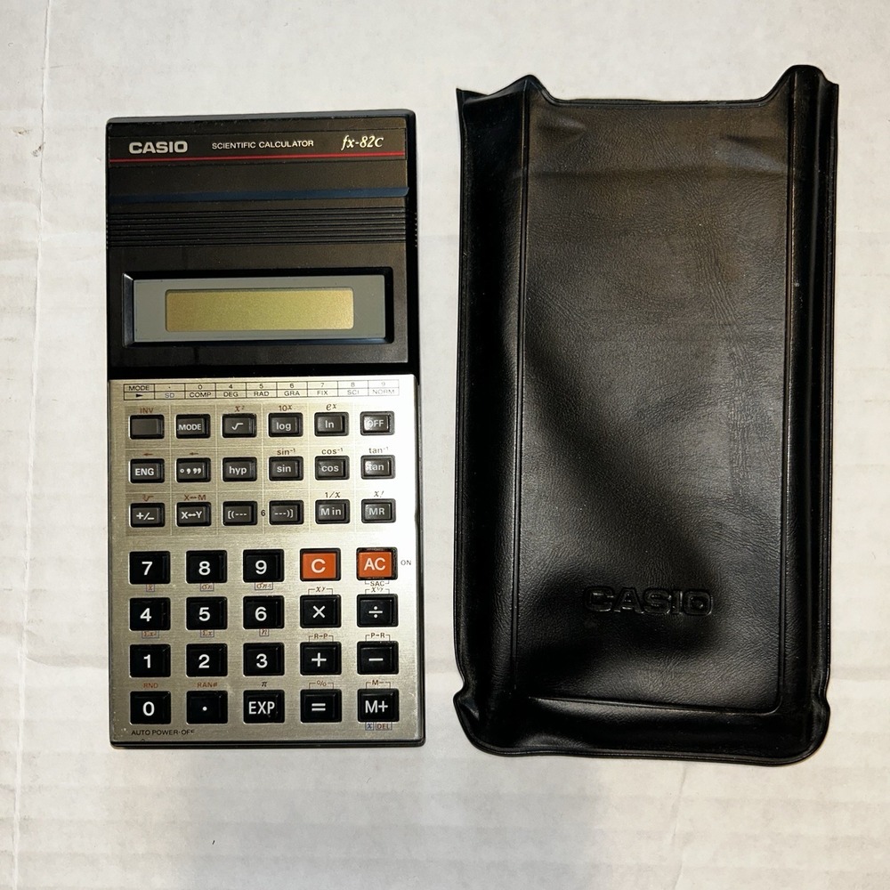 CASIO FX-82A SCIENTIFIC CALCULATOR - TESTED - WORKING